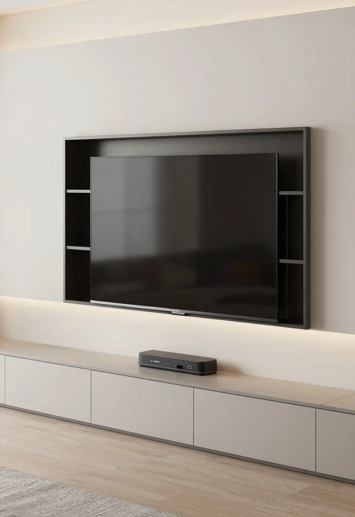 16 TV Stand Bookshelf Ideas That Save Space Stylishly - 14. Smart Tech Integrated TV Stand Bookshelf 1