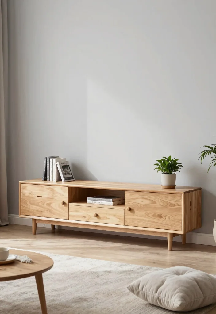 16 TV Stand Bookshelf Ideas That Save Space Stylishly - 6. Scandinavian Style TV Stand Bookshelf 1