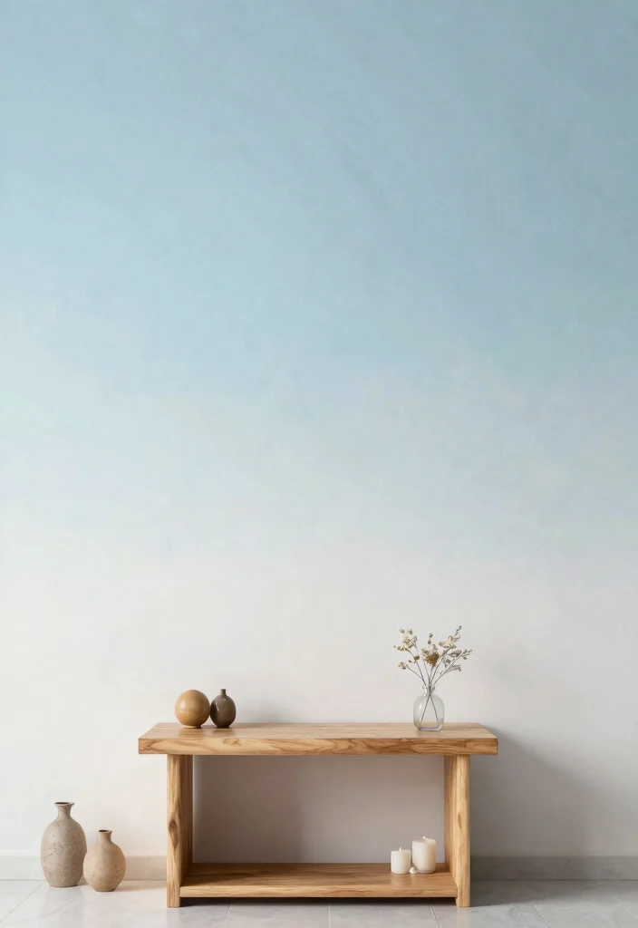 16 Wallpaper for Mandir Wall Ideas With Elegant Detail 52 16 Wallpaper for Mandir Wall Ideas With Elegant Detail - 12. Soft Ombre Effects 1