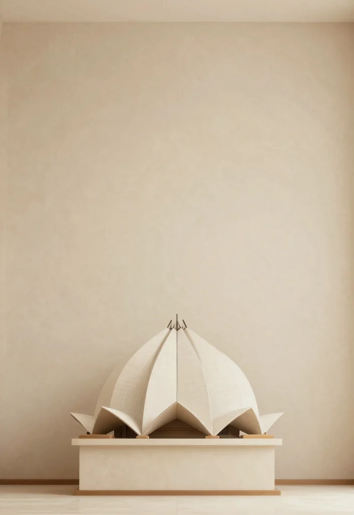 16 Wallpaper for Mandir Wall Ideas With Elegant Detail 15 16 Wallpaper for Mandir Wall Ideas With Elegant Detail - 5. Subtle Geometric Patterns 1