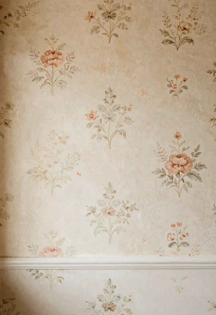 16 Wallpaper for Mandir Wall Ideas With Elegant Detail 17 16 Wallpaper for Mandir Wall Ideas With Elegant Detail - 7. Vintage Floral Patterns 1