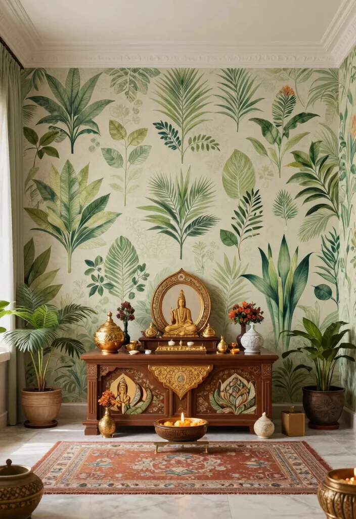 16 Wallpaper for Mandir Wall Ideas With Elegant Detail 67 16 Wallpaper for Mandir Wall Ideas With Elegant Detail - Conclusion 1