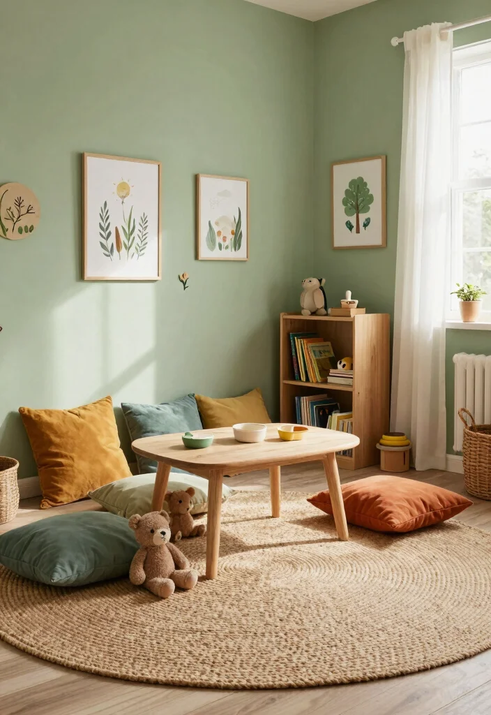 17 Kids Room Carpet Ideas That Are Soft & Fun 1 17 Kids Room Carpet Ideas That Are Soft & Fun - 1. Nature-Inspired Jute Rugs 1
