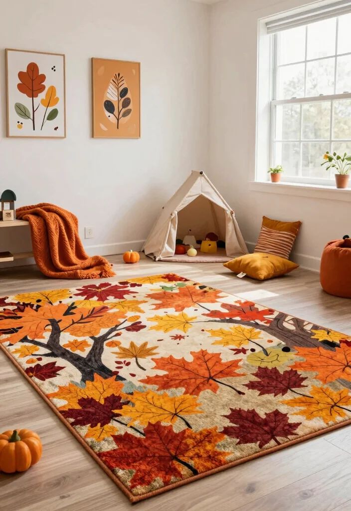 17 Kids Room Carpet Ideas That Are Soft & Fun 45 17 Kids Room Carpet Ideas That Are Soft & Fun - 15. Seasonal Themed Rugs 1