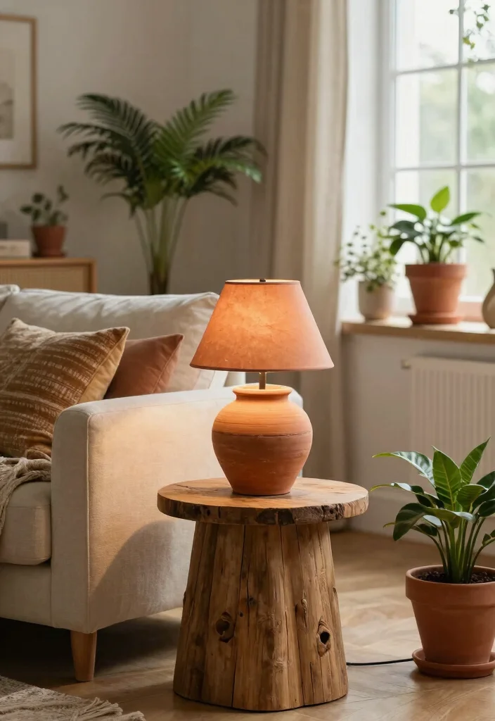 17 Lamp in Living Room Ideas That Light Up Beautifully 51 17 Lamp in Living Room Ideas That Light Up Beautifully - 11. Terracotta Lamps 1