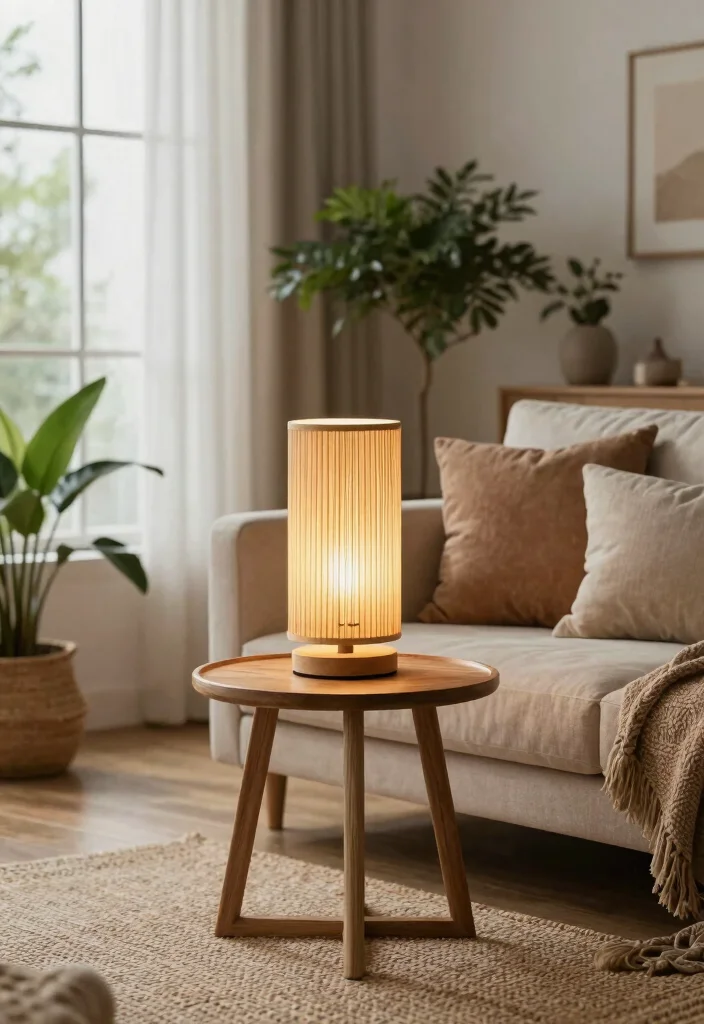 17 Lamp in Living Room Ideas That Light Up Beautifully 56 17 Lamp in Living Room Ideas That Light Up Beautifully - 16. Eco-Friendly Bamboo Lamps 1