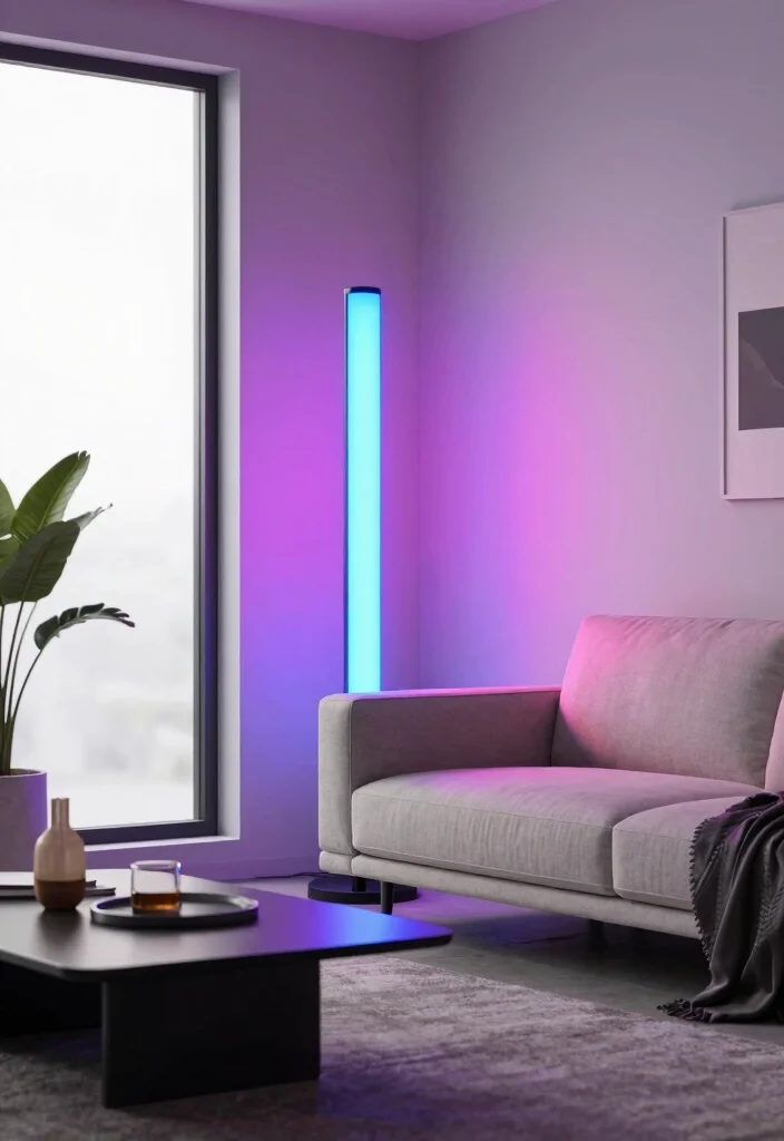 17 Lamp in Living Room Ideas That Light Up Beautifully 16 17 Lamp in Living Room Ideas That Light Up Beautifully - 6. Smart LED Lamps 1