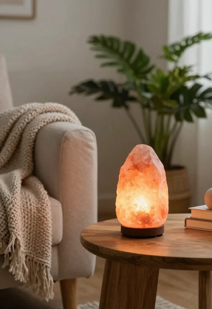 17 Lamp in Living Room Ideas That Light Up Beautifully 29 17 Lamp in Living Room Ideas That Light Up Beautifully - 9. Colorful Himalayan Salt Lamps 1
