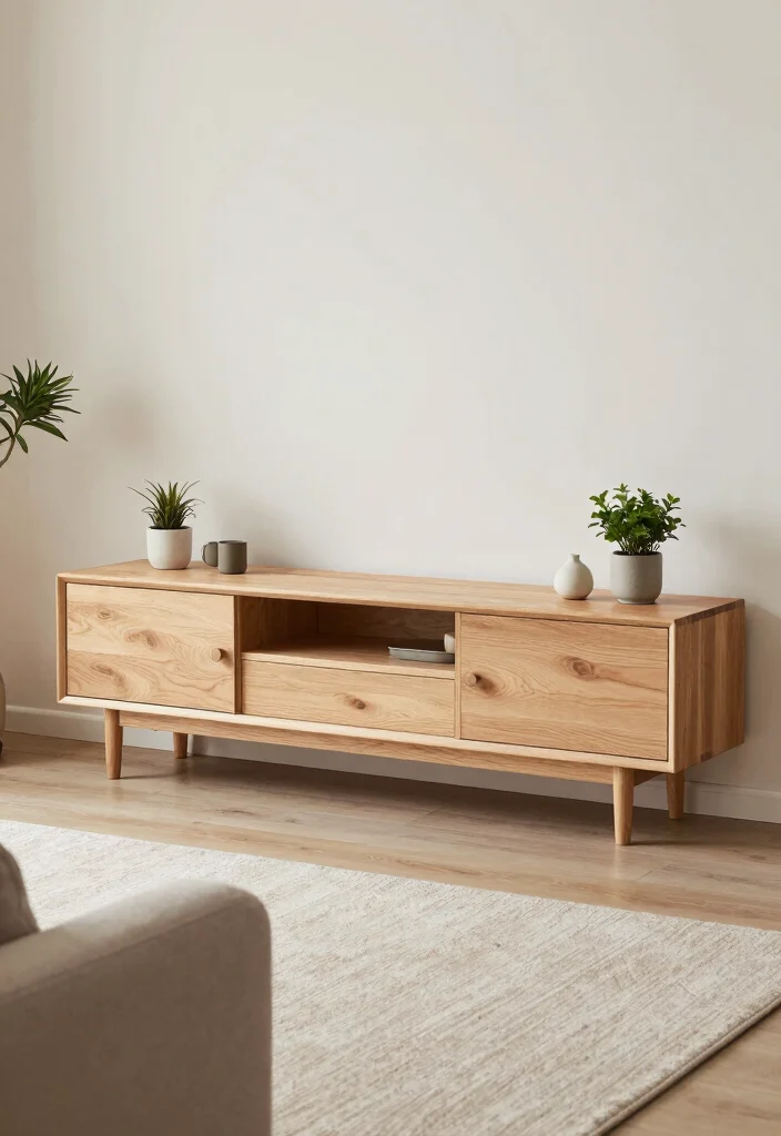 17 TV Stand 2026 Trending Ideas That Elevate Your Living Room - 12. Scandinavian TV Stand: Functional and Stylish 1