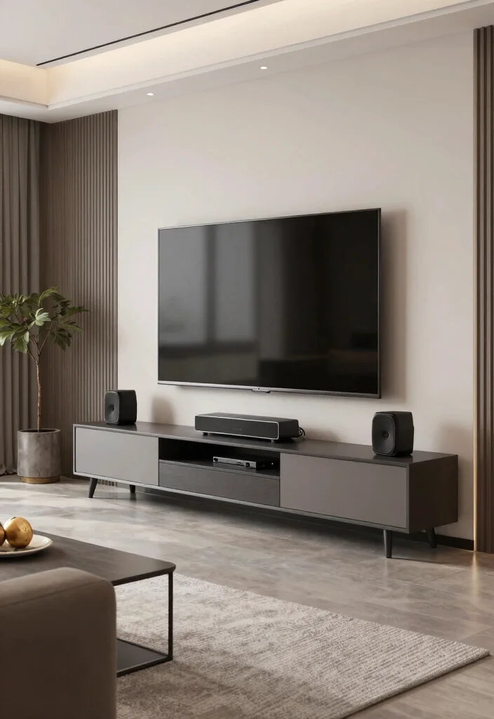 17 TV Stand 2026 Trending Ideas That Elevate Your Living Room - 13. Smart TV Stand: Tech-Forward Design 1