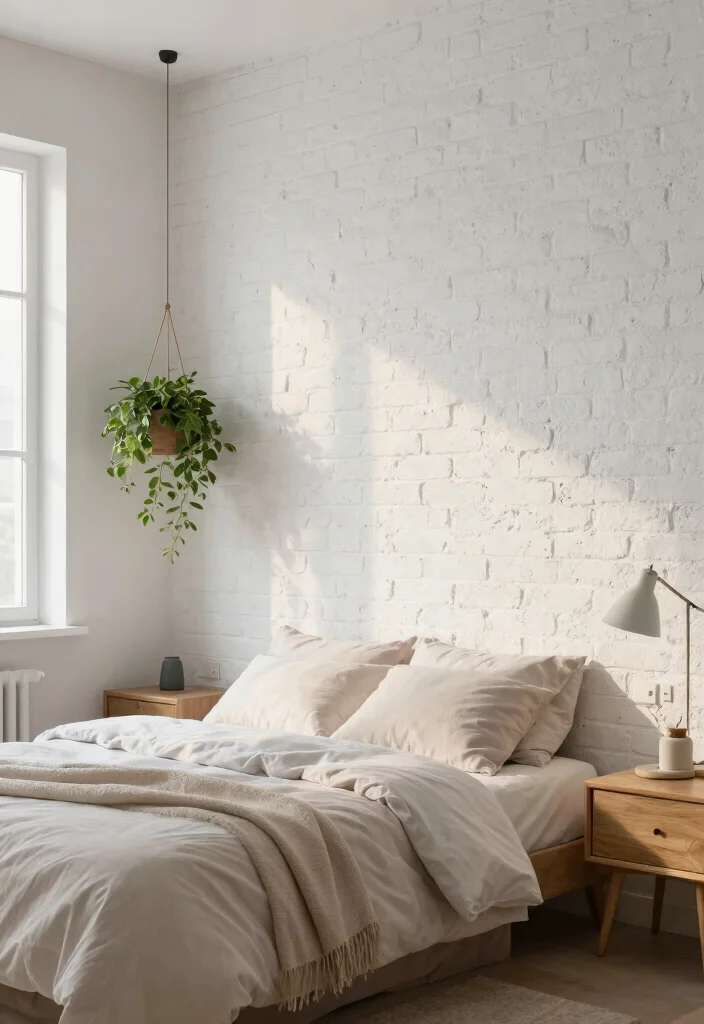 18 Brick Wall Wallpaper Ideas That Add Urban Edge - 2. Whitewashed Brick 1