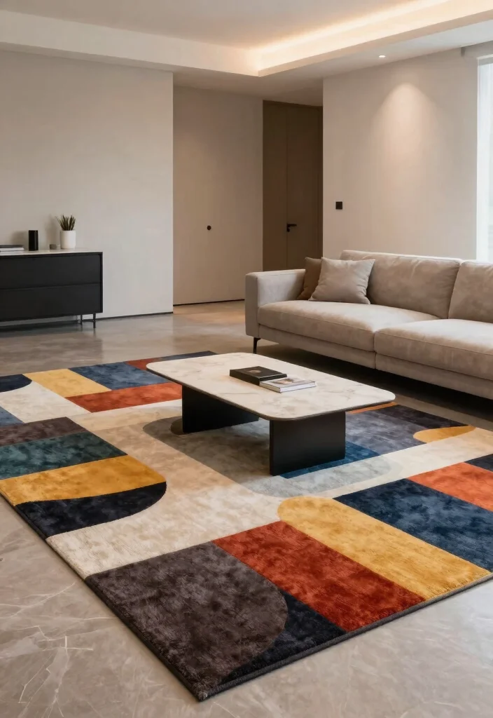 18 Carpet Trends 2026 Ideas You'll See Everywhere - 10. Geometric Shapes 1