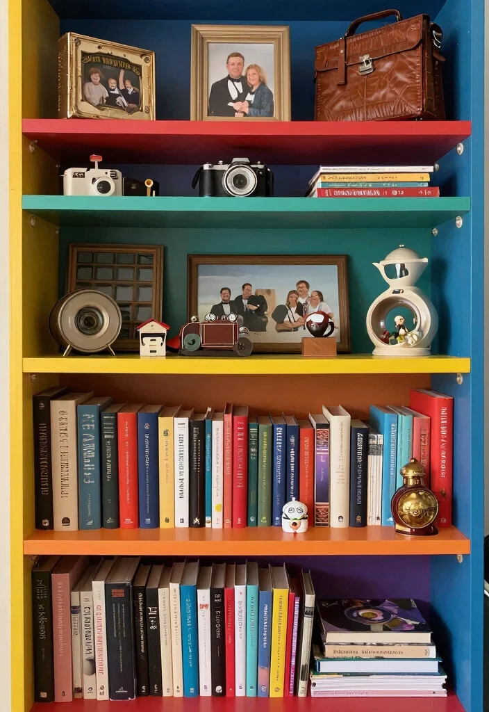 18 Fantasy Bookshelf Decor Ideas That Feel Magical - 12. Personalized Touches 1