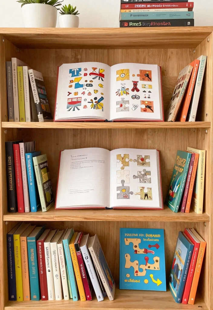 18 Fantasy Bookshelf Decor Ideas That Feel Magical - 13. Interactive Elements 1