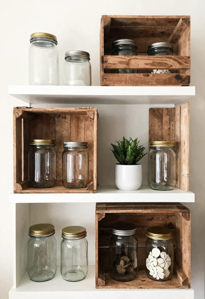 18 Fantasy Bookshelf Decor Ideas That Feel Magical - 17. Upcycled Decor 1