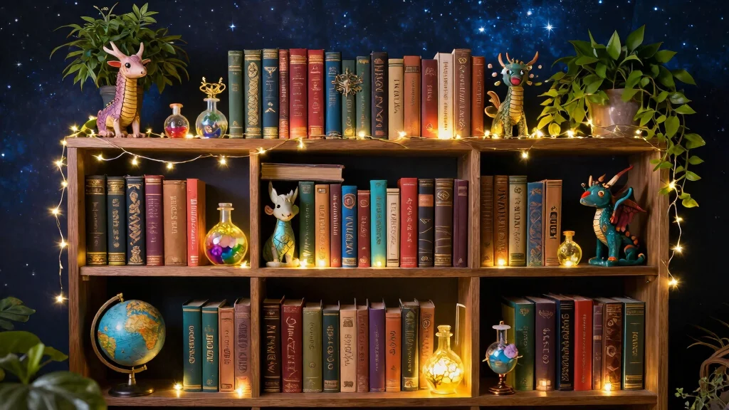 18 Fantasy Bookshelf Decor Ideas That Feel Magical