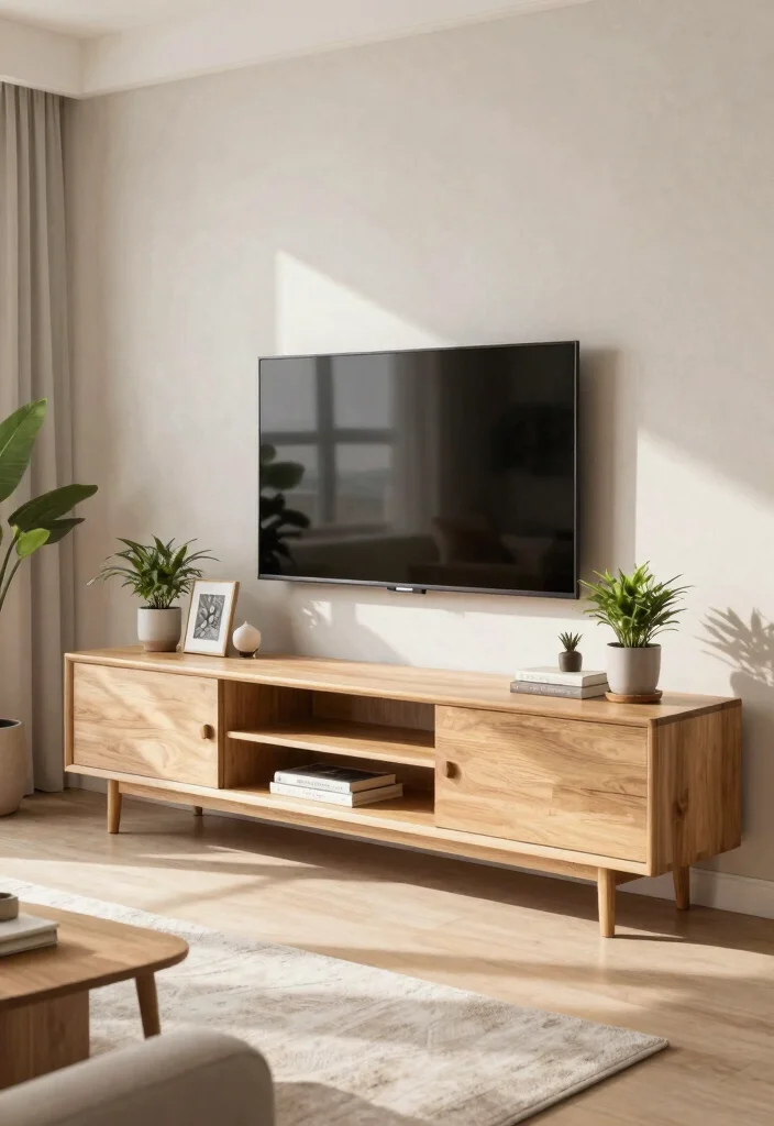 18 Modern TV Stand Living Rooms Ideas That Look Sleek 1 18 Modern TV Stand Living Rooms Ideas That Look Sleek - 1. Open Shelving for a Breezy Look 1