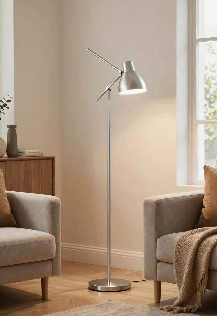 18 Silver Floor Lamp Ideas That Add Sleek Shine 68 18 Silver Floor Lamp Ideas That Add Sleek Shine - 18. Transformative Silver Floor Lamp 1