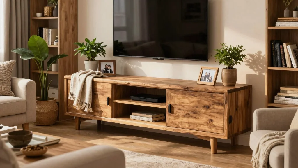 18 Wood TV Stand Decor Living Room Ideas That Feel Warm